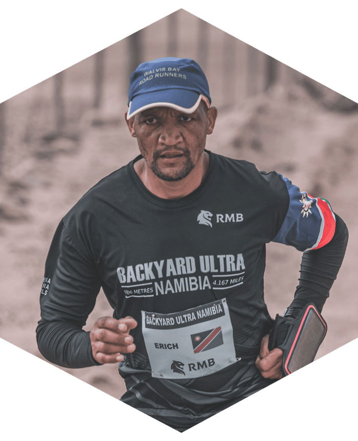 Erich Goeieman at the Backyard Ultra Namibia, 2024 World Team Championship