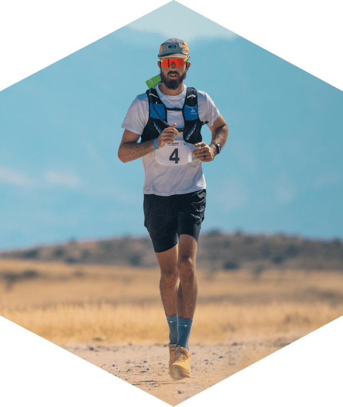 Karl Birkenstock running the Brandberg Backyard Ultra, day loop